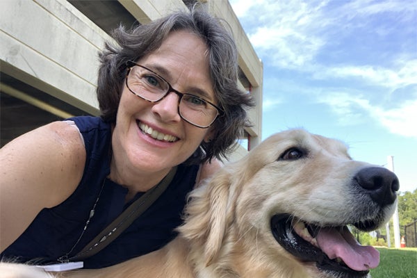 At Studer Family Children’s Hospital, nurse manager Janice Kober and facility dog Klio provide expert infusion care in a warm, supportive environment where children feel safe, encouraged, and never alone.