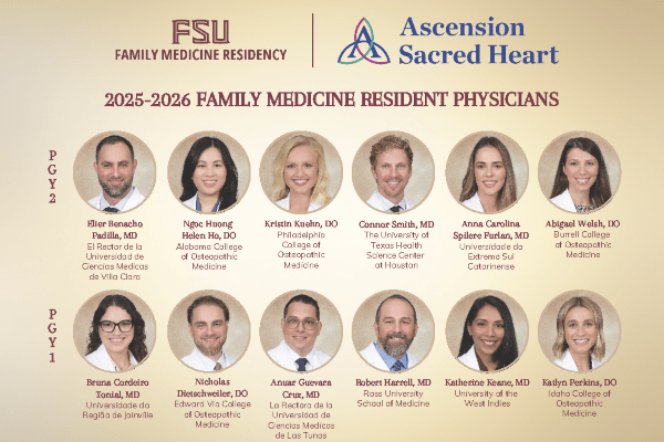 Sacred Heart Emerald Coast Family Medicine Residency Program residents
