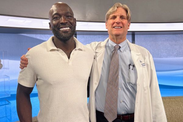 Frederick and Dr. Douglas Keith, transplant nephrologist at Ascension Sacred Heart