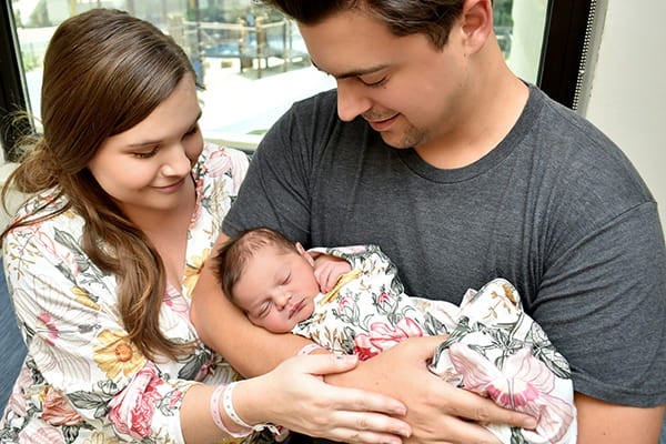 With midwife-led maternity care at Ascension Sacred Heart in Pensacola, Meghan found reassurance. “I felt supported every step,” she reflected, sharing her safe, positive birth experience with midwives.