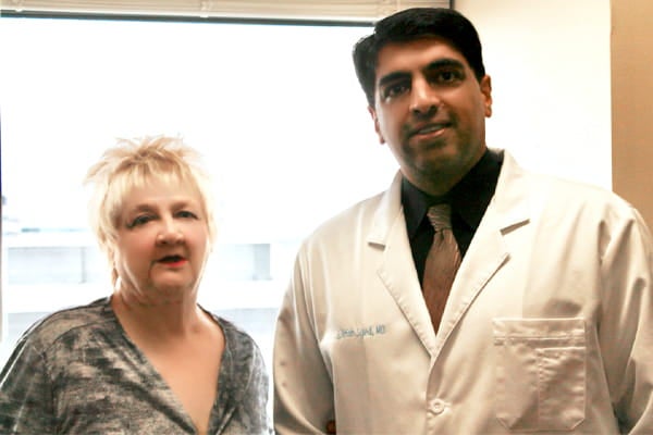 Rebecca Lo’gsdon and Dr. Salahuddin Syed