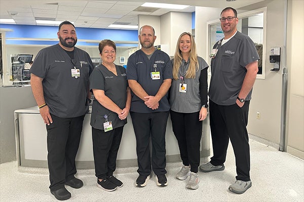 Studer Family Children’s Hospital SEAL (Simulating Emergency Action for Life) team members