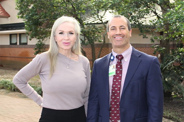 Brenda and Dr. Schmitz