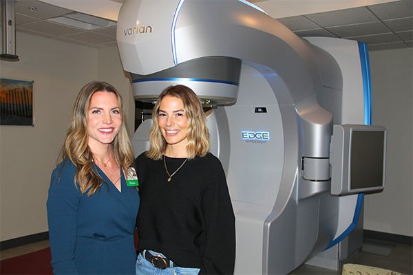 Dr. Veronical Carden and cancer patient Elli