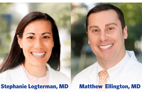 Head shots of Dr. Stephanie Logterman and Dr. Matthew Ellington.