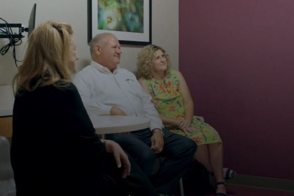 Couple meets with a DCMC pediatric epilepsy specialist