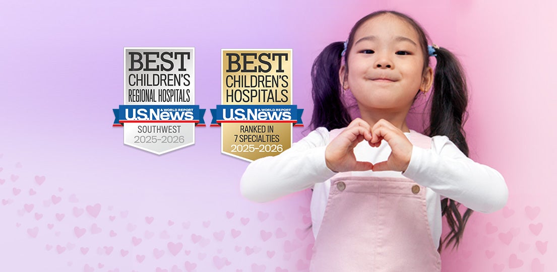 Dell Children’s is nationally ranked by U.S. News & World Report in 7 specialties 2025-2026